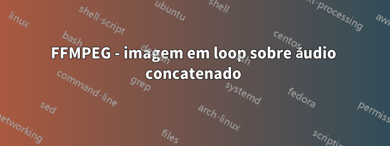 FFMPEG - imagem em loop sobre áudio concatenado