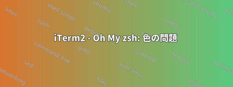 iTerm2 - Oh My zsh: 色の問題