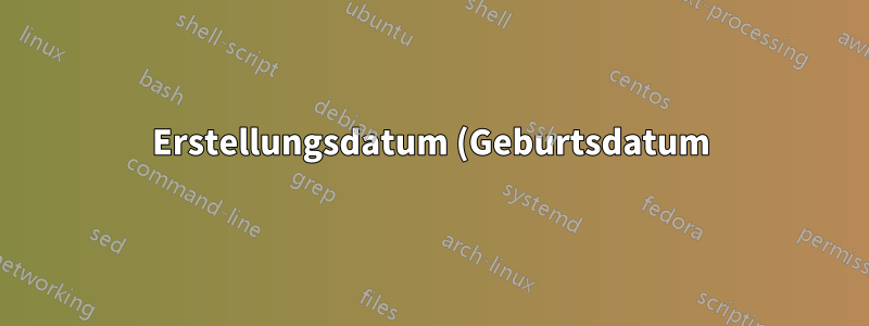 Erstellungsdatum (Geburtsdatum) des konvertierten Videos beibehalten