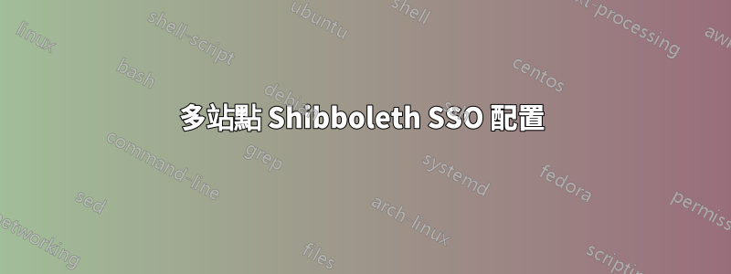 多站點 Shibboleth SSO 配置