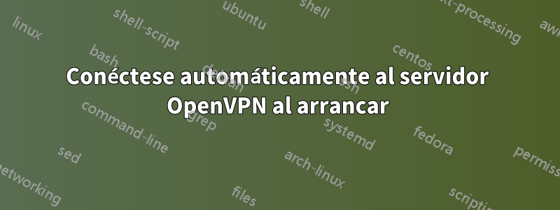 Conéctese automáticamente al servidor OpenVPN al arrancar