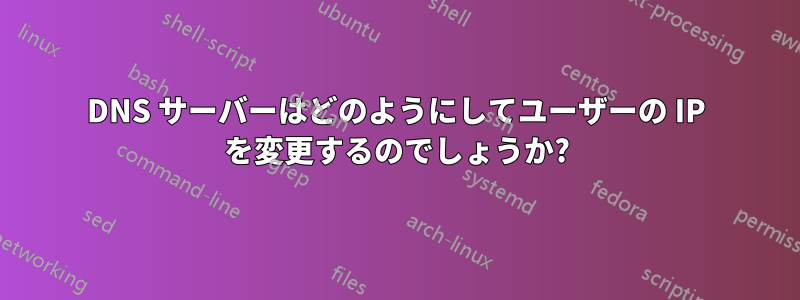 DNS サーバーはどのようにしてユーザーの IP を変更するのでしょうか?