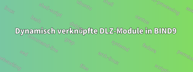 Dynamisch verknüpfte DLZ-Module in BIND9