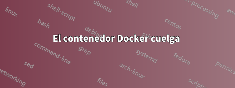 El contenedor Docker cuelga