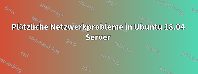 Plötzliche Netzwerkprobleme in Ubuntu 18.04 Server