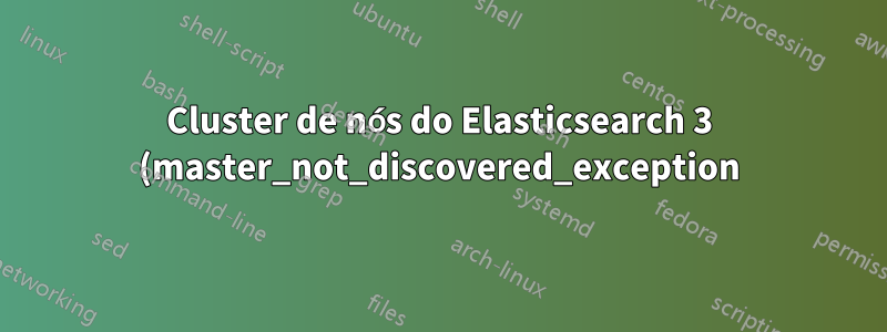 Cluster de nós do Elasticsearch 3 (master_not_discovered_exception)