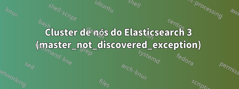 Cluster de nós do Elasticsearch 3 (master_not_discovered_exception)