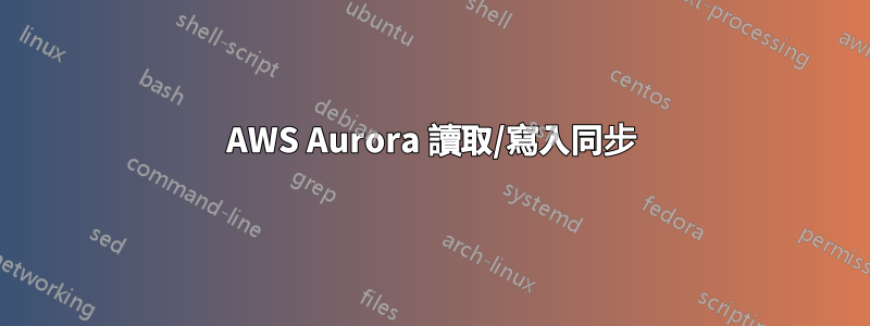 AWS Aurora 讀取/寫入同步