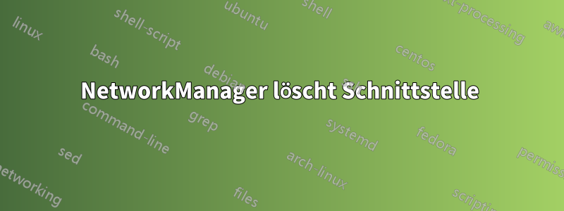 NetworkManager löscht Schnittstelle