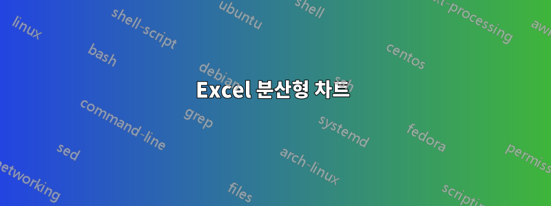 Excel 분산형 차트