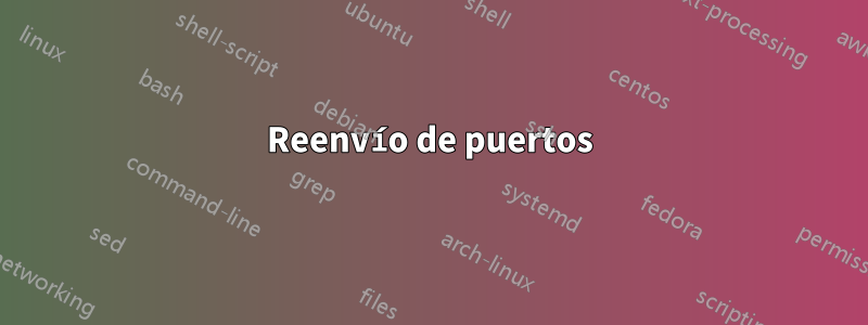 Reenvío de puertos