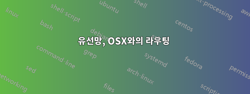 유선망, OSX와의 라우팅