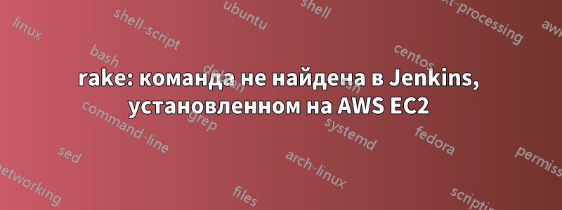 rake: команда не найдена в Jenkins, установленном на AWS EC2