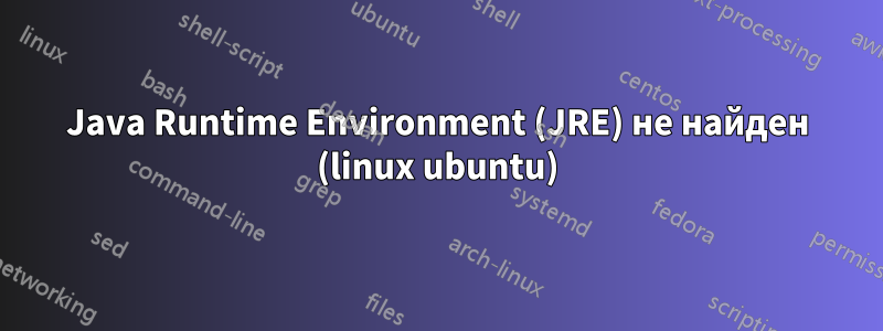 Java Runtime Environment (JRE) не найден (linux ubuntu)