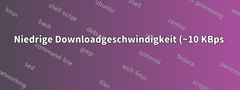 Niedrige Downloadgeschwindigkeit (~10 KBps) mit Tracker-Status „Verbindung abgelaufen“ in einem Gigabit-Internet-Netzwerk