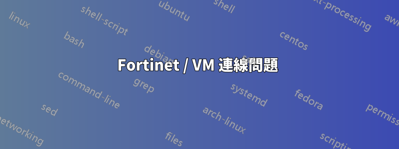 Fortinet / VM 連線問題