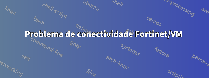 Problema de conectividade Fortinet/VM