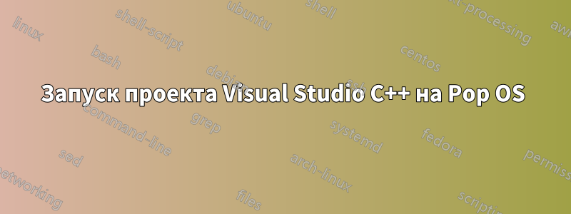 Запуск проекта Visual Studio C++ на Pop OS