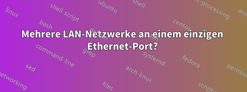 Mehrere LAN-Netzwerke an einem einzigen Ethernet-Port?