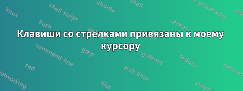 Клавиши со стрелками привязаны к моему курсору