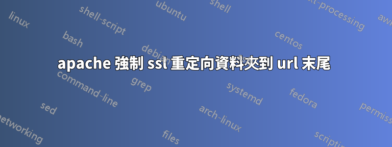 apache 強制 ssl 重定向資料夾到 url 末尾