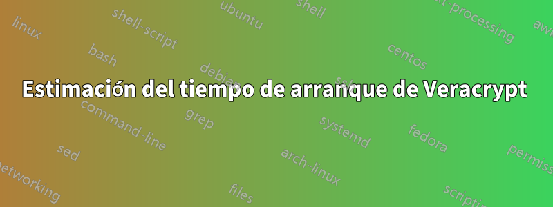 Estimación del tiempo de arranque de Veracrypt