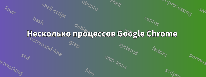 Несколько процессов Google Chrome