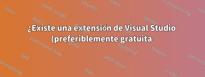 ¿Existe una extensión de Visual Studio (preferiblemente gratuita) que recuerde qué archivos abrí en función de la rama de git en la que estoy trabajando?