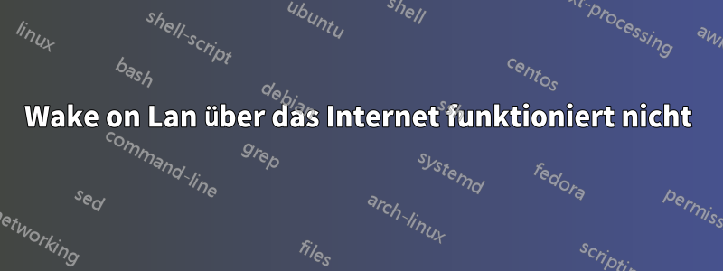 Wake on Lan über das Internet funktioniert nicht