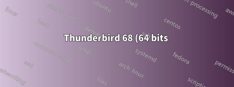 Thunderbird 68 (64 bits): no se puede guardar el archivo adjunto