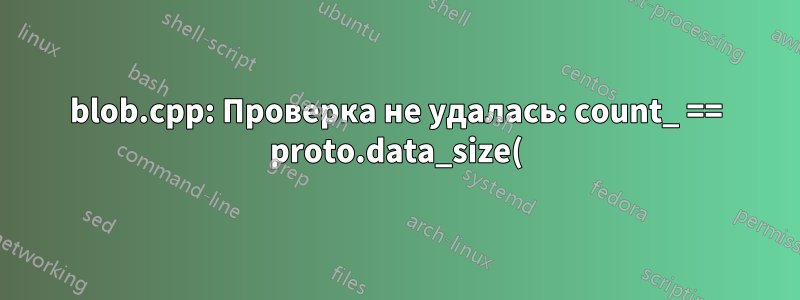 blob.cpp: Проверка не удалась: count_ == proto.data_size() (1 против 0)