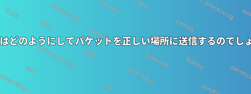 ルータはどのようにしてパケットを正しい場所に送信するのでしょうか?