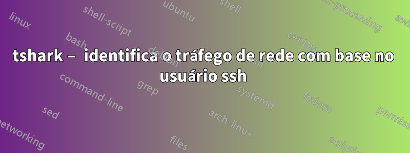 tshark – identifica o tráfego de rede com base no usuário ssh