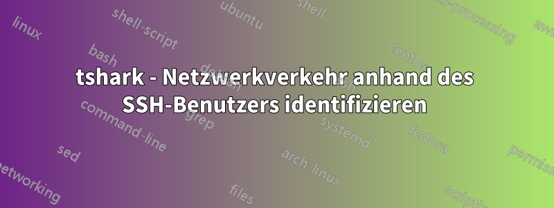 tshark - Netzwerkverkehr anhand des SSH-Benutzers identifizieren