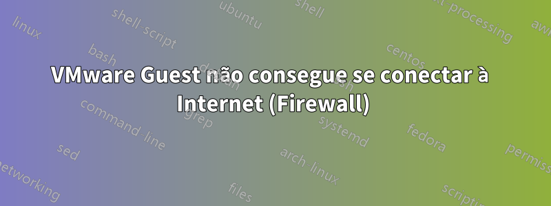 VMware Guest não consegue se conectar à Internet (Firewall)