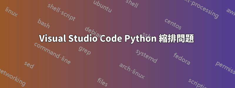 Visual Studio Code Python 縮排問題