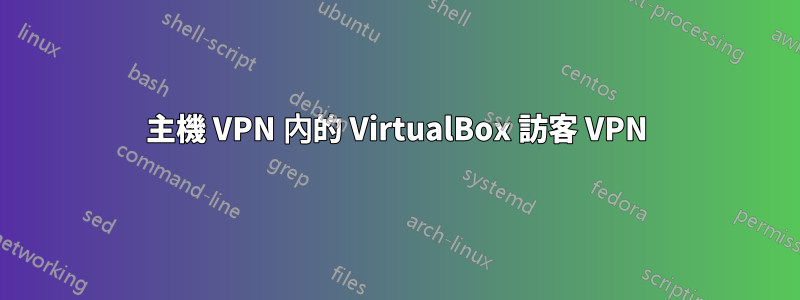 主機 VPN 內的 VirtualBox 訪客 VPN