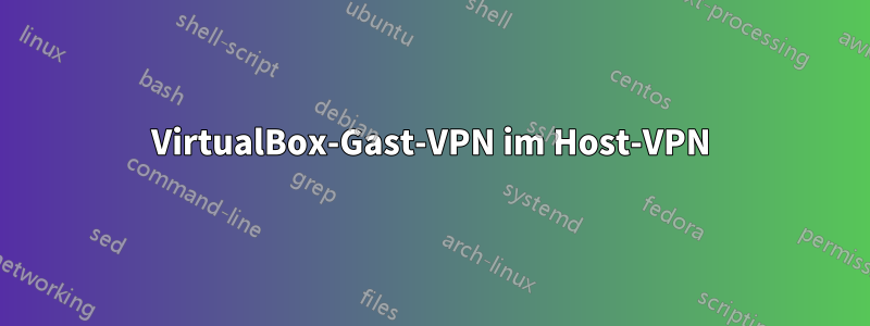 VirtualBox-Gast-VPN im Host-VPN