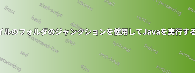 実行可能ファイルのフォルダのジャンクションを使用してJavaを実行すると機能しない