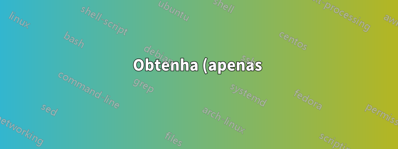 Obtenha (apenas) conteúdo em URL em stdout