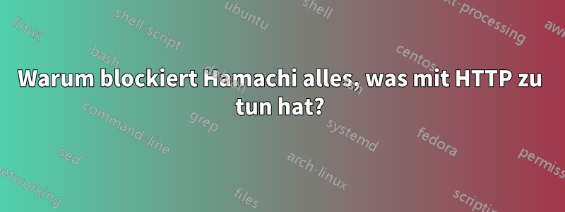Warum blockiert Hamachi alles, was mit HTTP zu tun hat?