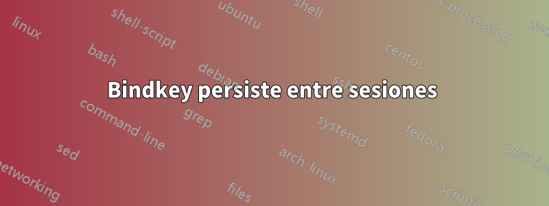 Bindkey persiste entre sesiones