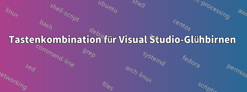 Tastenkombination für Visual Studio-Glühbirnen