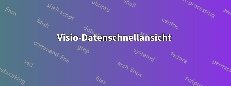 Visio-Datenschnellansicht