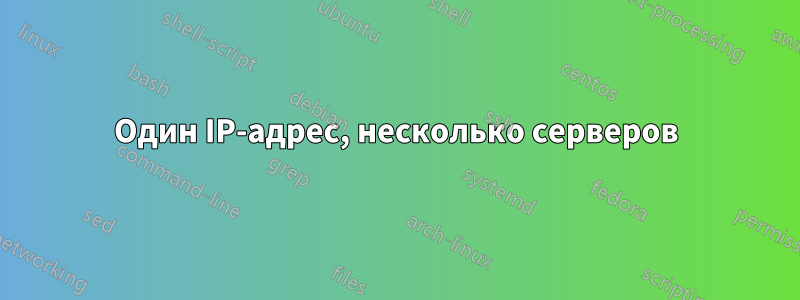 Один IP-адрес, несколько серверов