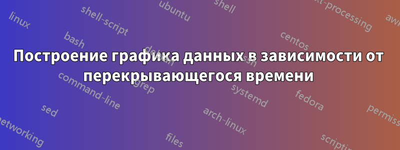 Построение графика данных в зависимости от перекрывающегося времени