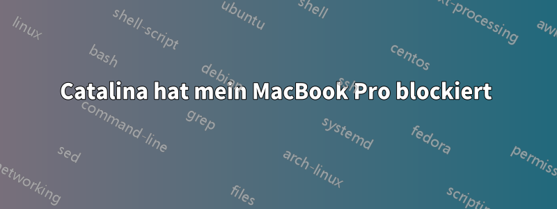 Catalina hat mein MacBook Pro blockiert