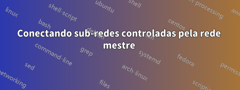 Conectando sub-redes controladas pela rede mestre