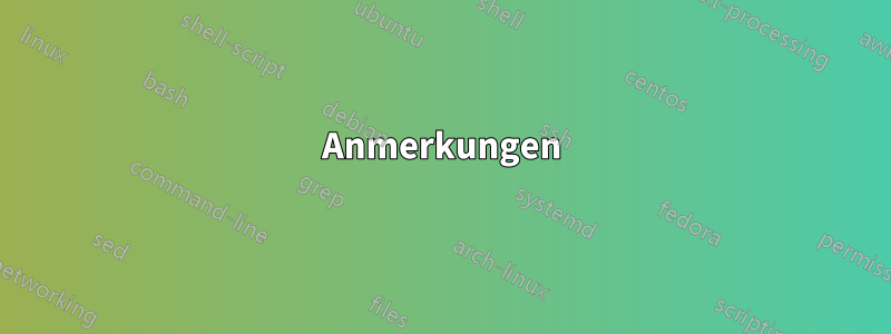 Anmerkungen