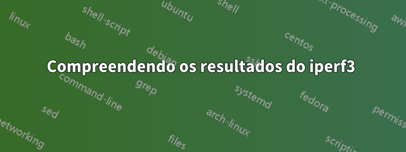 Compreendendo os resultados do iperf3